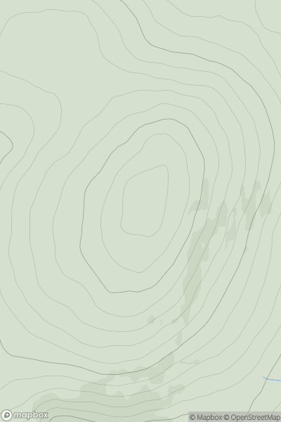 Thumbnail image for White Hill [Braemar to Montrose] [NO401730] showing contour plot for surrounding peak